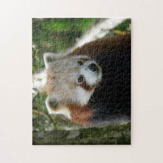 Puzzle panda rouge (Vertical)