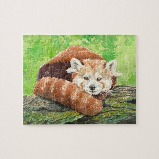 Puzzle Panda rouge (Horizontal)