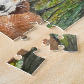 Puzzle Panda rouge (Côté)