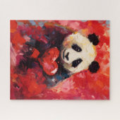 Puzzle Panda Valentines (Horizontal)