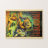 Puzzle Pandamonium Funny Panda rétro horreur poster (Horizontal)