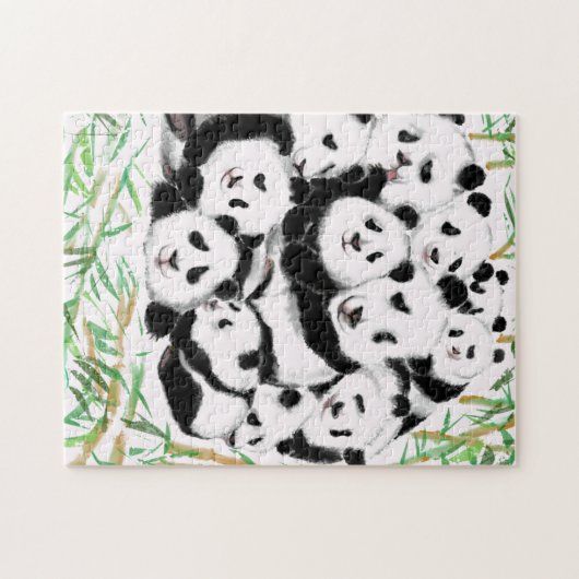 Puzzle Pandas - Pandemic - Big Hug - Drawing Collection (Horizontal)
