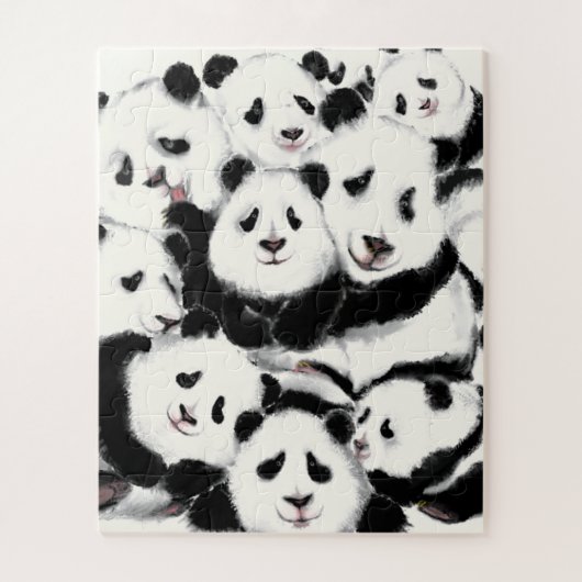 Puzzle Pandas - Pandemic - Big Hugs - Drawings Collection (Vertical)