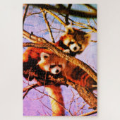 Puzzle pandas rouges (Vertical)