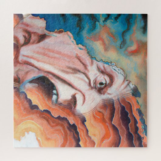 Puzzle Panic Waves peinture à l'huile (Horizontal)