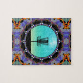 Puzzle Panier Abstrait Disk Golf 3 (Horizontal)