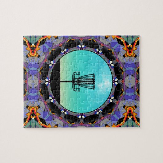 Puzzle Panier Abstrait Disk Golf 3 (Horizontal)