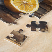 Puzzle Panier aquarelle de citrons (Côté)