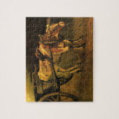 Puzzle Panier avec boeuf rouge et blanc par Vincent van G (Vertical)