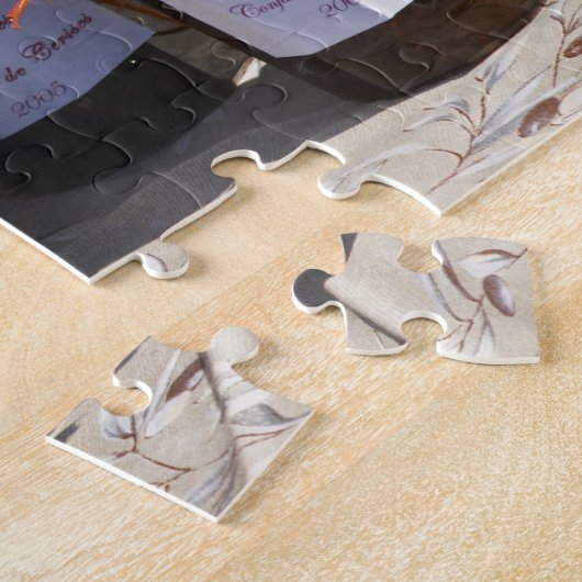 Puzzle Panier avec croissants et pains au chocolat. (Côté)