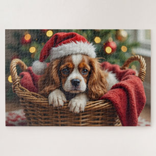 Puzzle Panier Confortable pour Cavalier King Charles Span