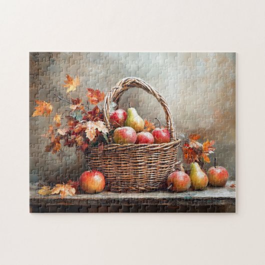 Puzzle Panier d'automne de fruits (Horizontal)