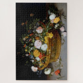 Puzzle Panier de fleurs, Jan Brueghel le plus jeune (Vertical)