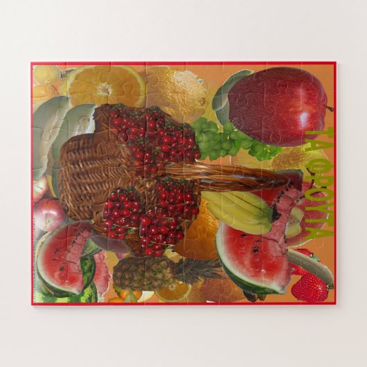 Puzzle Panier de fruits (Horizontal)