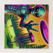 Puzzle Panier de golf de disque Alien (Horizontal)