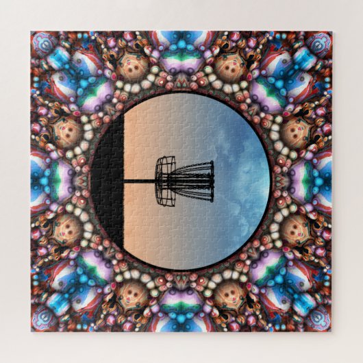 Puzzle Panier de golf sur disque (Horizontal)