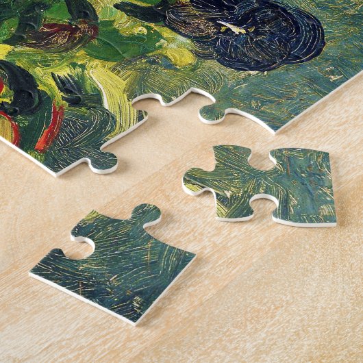 Puzzle Panier des pensées sur un Tableau Vincent van Gogh (Côté)