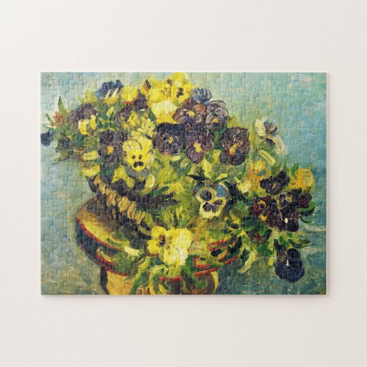 Puzzle Panier des pensées sur un Tableau Vincent van Gogh (Horizontal)
