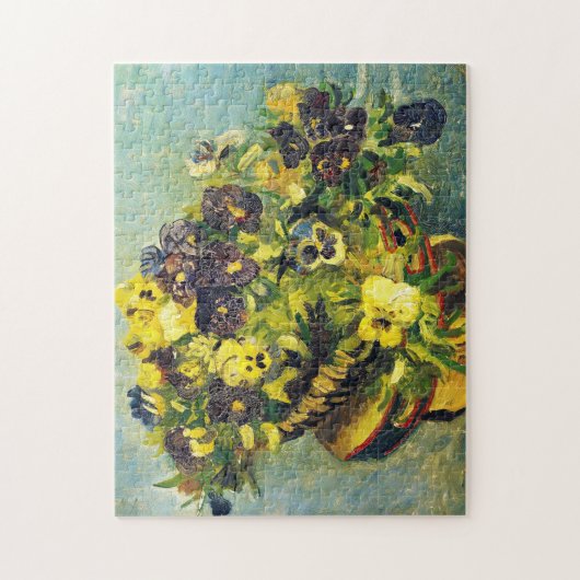 Puzzle Panier des pensées sur un Tableau Vincent van Gogh (Vertical)
