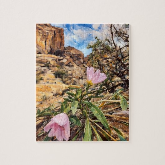 Puzzle Panier Soirée Primrose dans Valley Of Fire, Nevada (Vertical)