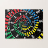 Puzzle Paniers de golf de disques tournants (Horizontal)