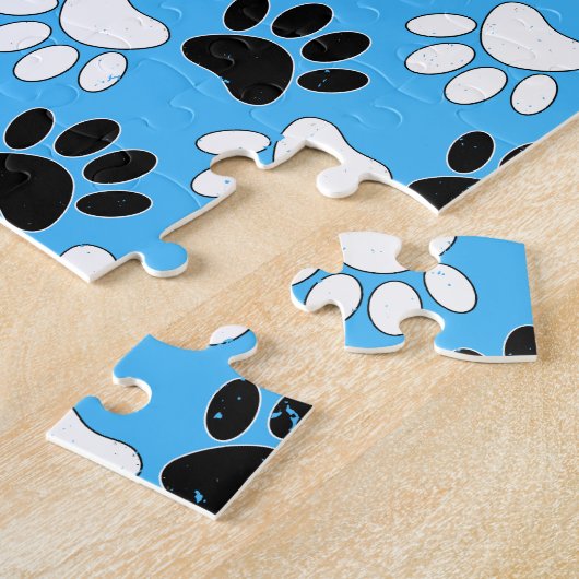 Puzzle Paniers Noirs Et Blancs Perdus Sur Arrière - plan  (Côté)