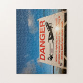 Puzzle Panneau d'avertissement près d'aéroport de St (Vertical)