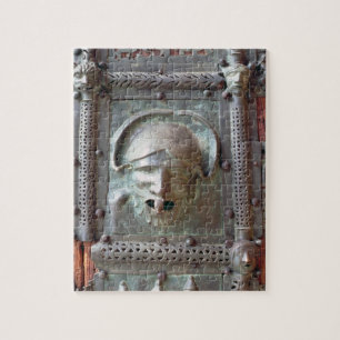 Puzzle Panneau de gargouille de la porte gauche du