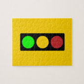 Puzzle Panneau de signalisation routière avant la route d (Horizontal)