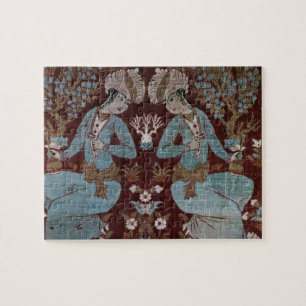 Puzzle Panneau de style d'Isphahan, Persan, XVIIème