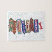 Puzzle Panneau directionnel Pôle Nord (Horizontal)