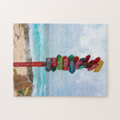 Puzzle Panneau indicateur de destination Plage de Cozumel (Horizontal)