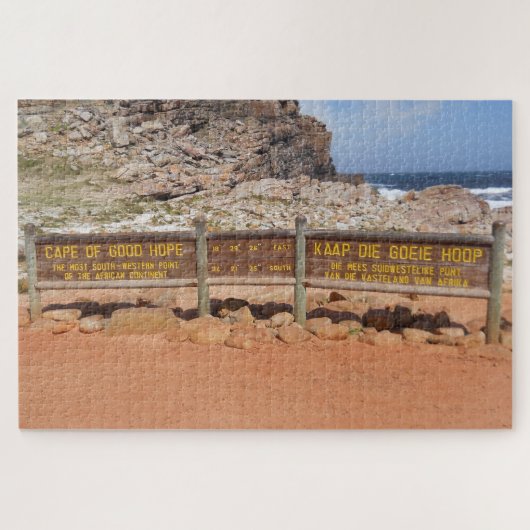 Puzzle Panneau indicateur du cap de Bonne-Espérance. Puzz (Horizontal)