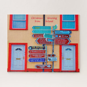 Puzzle Panneau indicateur irlandais Galway Irlande. Puzzl