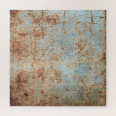 Puzzle Panneau métallique rouillé, arrière - plan texturé (Horizontal)