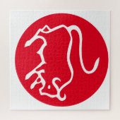 Puzzle Panneau Taurus Zodiac minimaliste moderne Plain él (Horizontal)