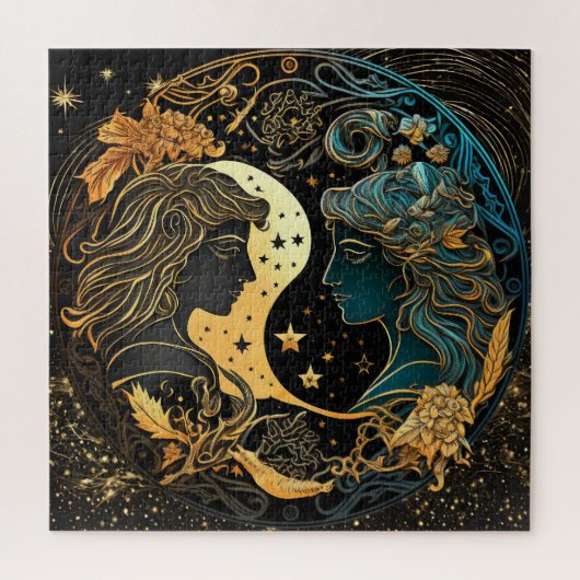 Puzzle Panneau Zodiac Gemini Puzzle, 20"x20" 676 pcs. (Vertical)