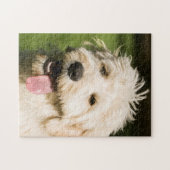 Puzzle Panneaux de chiot Goldendoodle (Horizontal)