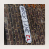 Puzzle Panneaux de rue de London Brick Lane - 20x20 - 676 (Horizontal)