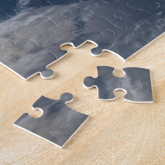 Puzzle Panorama depuis l'espace Highlights Cook Strait (Côté)