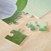 Puzzle Pansies colorées -AI ART (Côté)