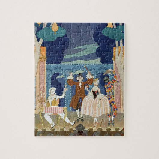 Puzzle Pantomime l'étape, illustration pour des 'fêtes (Vertical)