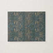 Puzzle Paon et Dragon par William Morris (Horizontal)