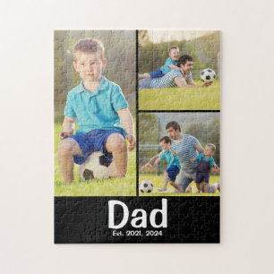 Puzzle Papa a établi une photo moderne 3