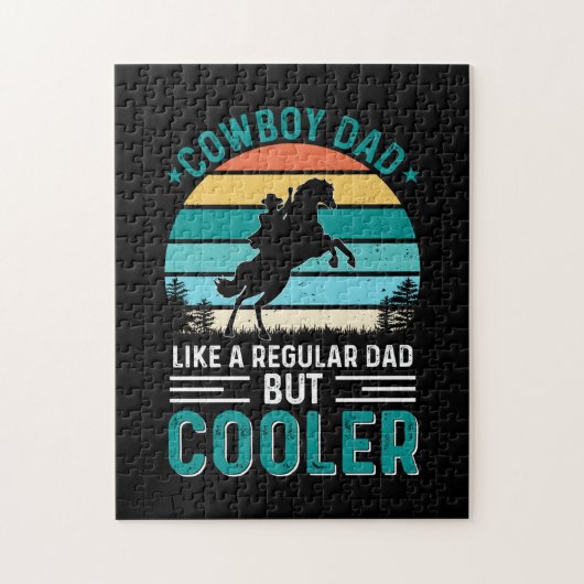 Puzzle Papa Cowboy (Vertical)