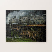 Puzzle Papa de Noël. (Horizontal)