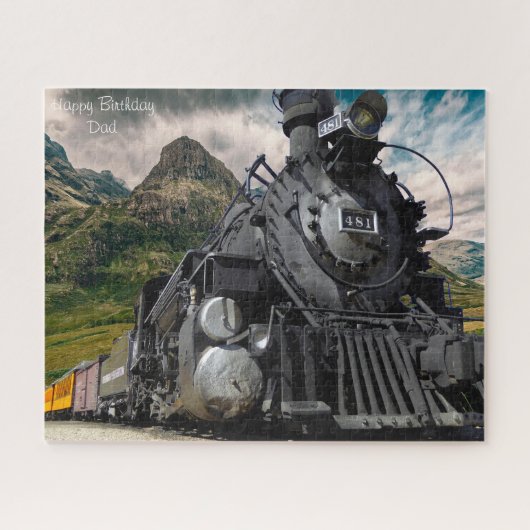 Puzzle Papa, joyeux anniversaire. (Horizontal)