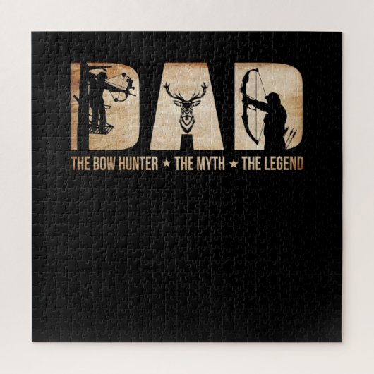 Puzzle Papa Le Chasseur De Bow Mythe Légende Chasse Cadea (Vertical)