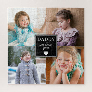 Puzzle Papa nous t'aimons 4 Collage de photos