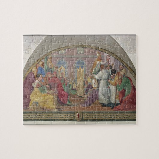 Puzzle Pape Eugene IV consacrant le couvent de San mars (Horizontal)